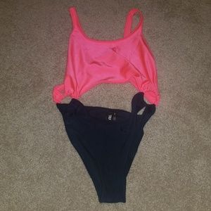 Triangl Jarah Pink Swimsuit Small